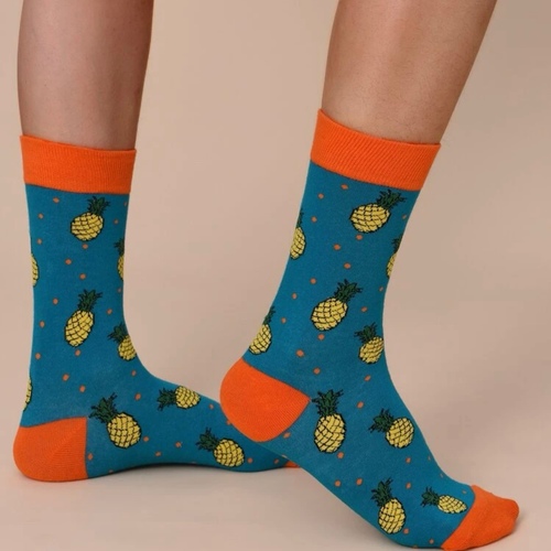 A pair of Pineapple socks