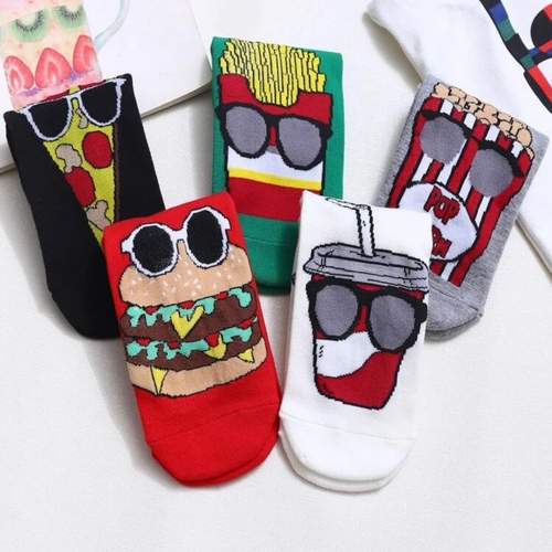 5 pairs of Jank food socks