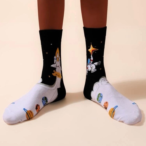 A pair of Space socks