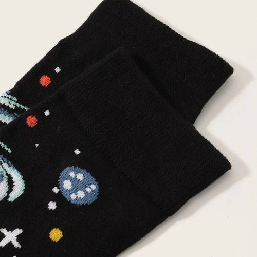 A pair of Planets socks