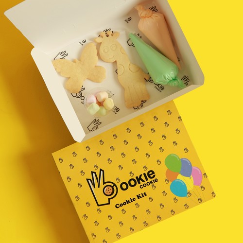 cookie kit giveaways - cookie kit for giveaways, each box contain 2 cookies deferent shapes, 2 frosting colors, and 1 topping