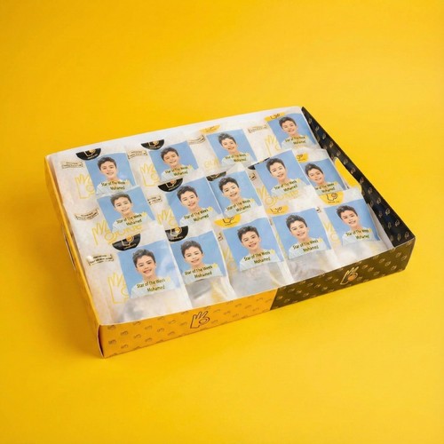 customize giveaways - Giveaway cookies, you can choose any kind of cookies, or choose mix for all kinds, it comes with stickers with the caption you choose. please write the caption (English or Arabic) down in (leave your message) box ookie team will contact you soon for your customize picture