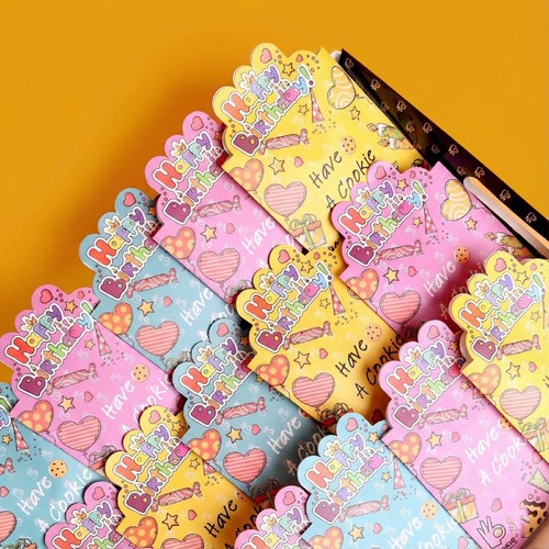 Birthday Giveaways - Giveaway cookies, you can choose any kind of cookies, or choose mix for all kinds, it comes with stickers with the caption you choose. please write the caption (English or Arabic) down in (leave your message) box.