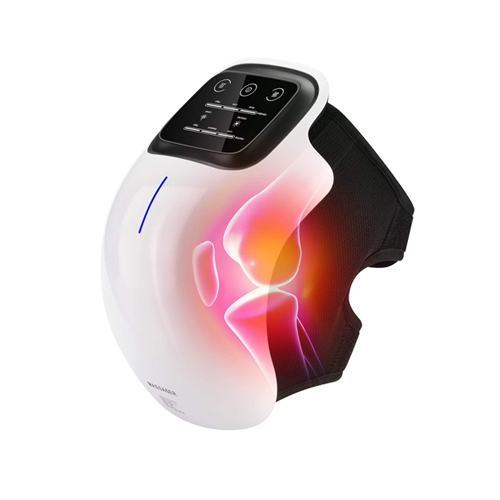 Cordless Compression Knee Massager with Heat and vibration - An All-rounder Knee Massager for Pain and Discomfort Relief, and enjoy a comfortable massage after a long day. This knee massager has 3 vibration modes, from low, and high to automated switching. Three heating modes, from low setting of 105°F, medium of 122°F, to high heating level of up to 140°F, and all with the extra benefit of switchable infrared and laser lighting. Cordless and Lightweight: with a 3000 mAh high-performing battery, and a lightweight of 1.4lbs, the FORTHiQ massager is truly a cordless all-rounder. Enjoy a relaxing and pain-relieving knee massage, no matter in the comfort of your home or anywhere in the world. LED Touch Screen Control Panel is Easy to Operate and Intuitive. The enclosed detailed user manual with larger text and explanatory drawings makes the unit a charm to operate. A separate Quick Start Guide helps you start massaging and relieving pains in no time!