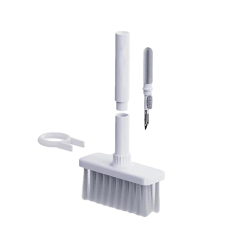 5 in 1 Keyboard & Earphone Cleaner, Multi-Function Keyboard Cleaning Brush kit - 【5 in 1 Multifunction】 Wackolee 5-in-1 computer cleaning kit, including nylon bristles, flowing sponge, high density brush, metal pen tip and keycap pull. Multitools will meet your different cleaning needs. 【High-density soft brush Soft brush does not hurt the keyboard: Special selection of nylon brush with moderate softness and hardness, three-row design with high pore strength, good elasticity, toughness and compactness, more labor-saving friction 【Clean Air Cases】 3-in-1 earphone cleaning kit with a flowing sponge, high-density brush, metal stylus tip and double-headed hidden design to meet a variety of cleaning needs. The flowing sponge can clean the dust in the wireless charging case of the earphone. The high-density brush can clean the dirt on the audio output hole of the earphone. Metal pen tip can clean tough dust. 【Easy Pull Keys】 With a simple key puller, changing the key cap is no longer tedious, and removing the key cap is cleaner and more thorough. needs.