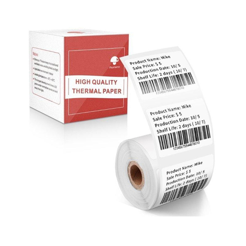 PHOMEMO 30X40mm/230Pcs Square Label White 1 Roll - Product Name:Multi-Purpose Square Self-Adhesive Label-1 Roll of 230 Labels 40x30mmSpec: 40mm*30mm/ 1 1/2