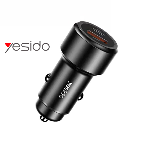 Yesido 42W Fast Car Charger With Type-C PD Technology , USB Port - Yesido Y42 Dual Port Car ChargerIncarcator Auto Yesido Y42, USB-A Quick Charge 3.0 18W, Type-C PD 24W, 3A, NegruIncarcatorul Auto Yesido Y42 este deosebit de util atunci cand doriti sa incarcati 2 dispozitive cand calatoresti cu masina. Vei avea la indemana un port USB-A care genereaza o putere maxima de 18W si un port USB Type-C cu o putere maxima de 24W. Cele 2 porturi sunt capabile sa incarce simultan doua dispozitive si vei beneficia de fast charge atat pentru telefon cat si pentru celelalte accesorii electronice auto. Yesido Y42 este un incarcator auto cu un design inovator, dotat cu un cip inteligent care are capabilitatea de a recunoaste dispozitivele si de a adapta fluxul de curent in functie de acestea.Caracteristici functionale:Incarcator Auto cu port USB-A si USB Type-C Permite incarcarea simultana a doua dispozitive Iesire PD:  5V la 2.4A / 9V la 2A / 12V la 1.5A (24W) Iesire QC 3.0 : 5V la 2.4A / 9V la 2A / 12V la 1.5A (18W) Construit din materiale premium cu finisajele de calitate Ofera o gama larga de compatibilitate