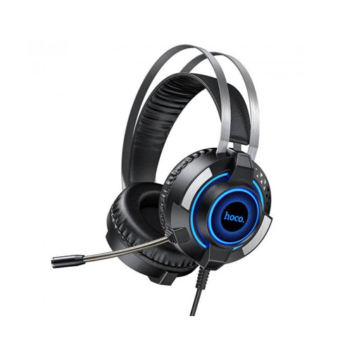 HEADSET GAMER ESD06 Hi-Res Audio - Speaker : Φ50mm Impedance : 32Ω + 15%. Frequency : 20Hz - 25KHz. Sensitivity : -58dB + 3dB. Max Output Power : 100mW. Interface : USB + 3.5x2 plug. Cable Length : 2.0m. Weight : 345g. Product Saiz : 220x170x110mm.