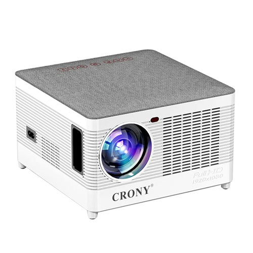 CRONY T55A Projector 5G WiFi Bluetooth Nativo Full HD 1920X1080p 9000 Lumens Suporte 4K Home Theater - CRONY T55A Projector 5G WiFi Bluetooth Nativo Full HD 1920X1080p 9000 Lumens Suporte 4K Home Theater para iOS Android   Full HD Resolution Full HD Native 1080p: With native resolution of 1920*1080 and 4K Support, this projector provides sharp and detailed HD images. Combining an innovative 5-layer high refraction glass lens, ensuring the best video experience.

Fast & Stable 2.4G/5G WiFi & Bluetooth Connection: With the latest WiFi connection, this projector allows you to sync your smartphone screen by 2.4G and 5G WiFi, ultra-fast 5G WiFi gives you the online video streaming experience much smoother and free. Built-in Bluetooth 5.0 chip, which makes it easy to wirelessly connect your Bluetooth device such as headphones, speakers and other audio devices.

Dual Stereo Speaker: This projector contained built-in dual 5W stereo speakers, show original audio fidelity and excellent sound effects, it feels like you are on the scene. With a native resolution of 1920*1080. LCD color calibration and adjustment technology can restore more complex color details, which brings you the best outdoor home theater movie viewing enjoyment.

Versatile Digital Connectivity: This projector supports HDMI / USB / VGA / AV / AUDIO SAUTD 3.5mm / Bluetooth. It can be connected not only wirelessly, but also wired. HDMI and USB port design makes it easy to connect TV sticks, PC, laptops, MacBooks, smartphones, Blu-ray disc players, PS4, PS5, Wii Xbox.   Brand: ‎CRONY
Product Type: Electronics
Hardware Interface: ‎VGA, Bluetooth, USB, HDMI
Number of units: ‎1
Screen technology: LED
Image brightness: ‎9000 lm
Screen Resolution: ‎1920 x 1080
Wattage: ‎90 watts
Power source type: ‎AC
Batteries Included: No
Battery operated: ‎No
Wireless connection standard: ‎Bluetooth
Total USB ports: ‎2
Connection technology: ‎Bluetooth/WiFi
Includes rechargeable battery: No
Connections: ‎Bluetooth/WiFi Bluetooth
Connector type: Bluetooth, WiFi
Product weight: ‎1.65 kg
Packing dimensions: ‎21.8 x 21.5 x 13 cm; 1.65 Kilograms