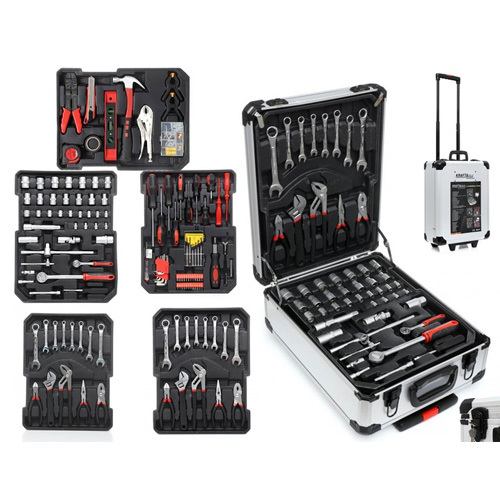 999 PCS Tool Set Hand Tool Kit Aluminum Trolley Case Tool Box Set Car Repair Kit Home Tool Set - durable construction: The case and storage box are made of aluminum alloy, durable construction with high hardness. Made from durable stainless steel with a nylon handle for easy and convenient carrying. small size and light: Come with small size, easy to carry and store. strong and sturdy: The kit is made of high hardness aluminum material, strong and durable. high brightness: The storage drawer kit has high brightness, easy to find the items you need, and can be quickly opened.