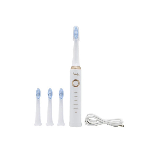 SHUKE SK-601 RECHARGEABLE TOOTHBRUSH - Model Number : SK-601 Number of Cleaning Modes : 5 Battery Included : Yes
- Waterproof