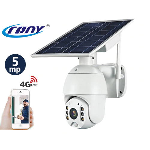 CRONY RBX-S10 Low power 4G solar camera 5mp 1080P HD - Specification:


GeneralMain processorHI3518EOperation SystemAndroid, IOSImage Senor1/2″ progressive Sensor PS5280LTCompressionH.264+/H.265Resolution1920*1080 1080PInternet Connection
4G TD-LTE,TD-LTE / LTE FDD TDAlarmDetection ModePIR + Radar dual detectionDetection Distance0~12MDetect Angle120°AlarmPIR sensor + radar both detection, Message push to APPPTZPTZ AngleHorizontal 360 ° Vertical 120°SpeedHorizontal 55 °/S Vertical 40°/SNight VisionFull color night vision0.00001 LuxIR LEDinfrared LED 30M IR distanceWhite light LEDwhite light LED 30M distanceAudioBuilt-in speaker3WBuilt-in microphonevoice monitoring distance 20MLensLens3.6mmLens Angle120°StorageCloud Storagestorage when alarm recordingLocal StorageTF Card Max 128GPowerPowerSolar energy and 18650# batterySolar Energy consumption8WBattery CapacityMax 4pcs 18650 battery (4*2600MA)Operating power consumptionMax 4WStandby consumption0.003WOthersWorking EnvironmentIndoor/outdoorOperation Temperature-30°~+60°Humidity0%~90%RHPackageN.W.2.1KG/PCGiftbox size287*201*172 mmQuantity in carton4pcsG.W.9.5KG/CTNCarton size404*291*347mm