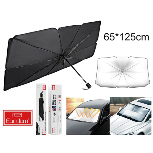 Earldom® Car Windshield Sunshade Umbrella U1 7827 - Product Description:Size: 65*125cm Model: New car sunshadeInstallation method: telescopicApplicable parts: front Windshield
Package Included:1x Windshield Sun Shade Umbrella