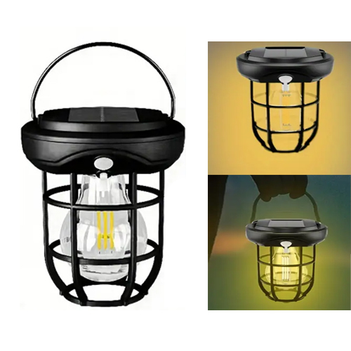 Multifunctional solar powered lantern lamp