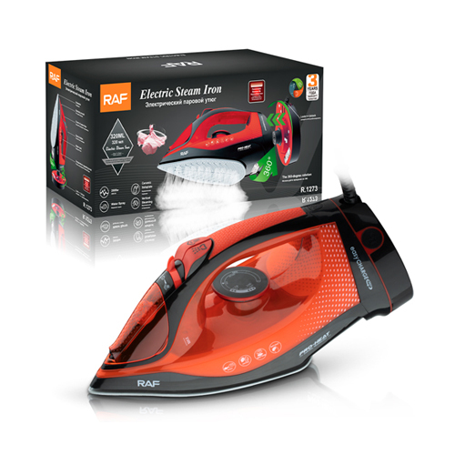 RAF Electric Steam Iron and Dry Iron R.1273R with Ceramic Soleplate