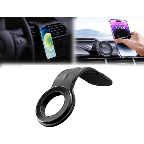 Mobile phone holder with strong folding magnet - 【Improved Powerful Magnet】Universal magnetic car phone holder with built-in adsorption magnet to secure your phone if dropped. Small size, while providing a large magnetic field. At the same time, the closed magnetic field will not affect the phone signal.
【Convenient】Completely free your hands and carry it with you when driving. Car holder magnets can also be used to hang keys and notes at home and in the office.
【3M Glue Provides Stability】Free extra 3M adhesive ensures strong adhesion between dashboard and car phone holder, can be firmly fixed to various surfaces, such as carbon fiber, wood, metal and surface, can Adhesive metal strips.
【Dual 360 Degree Rotation】Using a strong magnetic design, you can rotate your smartphone or device as needed. You can position your phone vertically or horizontally for the best viewing angle. With a 360-point adjustable base, you can rotate the phone holder to any angle.
【Universal Cell Phone Holder】There is no limit to the size of your phone. This car phone magnet holder is compatible with all smartphones. You only need one hand to place or select your mobile phone, which makes making calls and GPS navigation more convenient, ensuring smooth driving.