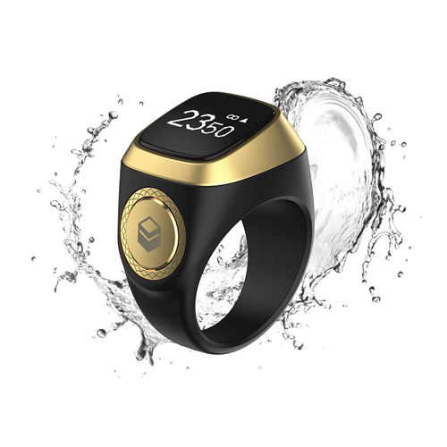 ZIKR RING World First Smart Tasbih Ring (black) 1741 - Bluetooth 5.1Android 5.1 or iOS 10.0 or laterOLED 0.49