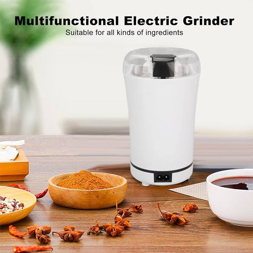 Electric Coffee Grinder - Pills Grinding 0964 - Electric Coffee Grinder - Pills Grinding, High Speed Stainless Steel Mill for Nuts Grains, Easy to Clean & Storage, One Press Operation, Good Sealing (US Plug 110V)[Multifunctional Grinder] suitable for grinding coffee beans, spices, herbs, nuts, grains, seeds, and more[Easy to Clean and Store] includes a cleaning brush for easy stainless steel grinder coffee cleaning, and features a removable power cord for convenient storage[Good Sealing] made of smooth stainless steel and equipped with an inner lid to prevent dispersal of fine powder[One Press Operation] with a simple one-button power operation for ergonomic efficiency, ideal for the elderly and individuals with arthritis or weak grip[Easily Crush Pills] into a fine powder form, making medications, vitamins and supplements easier to swallow, aiding in digestion and absorption