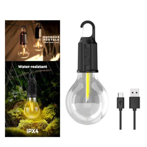 Camping Hanging Type-C Charging Light Bulb 3230