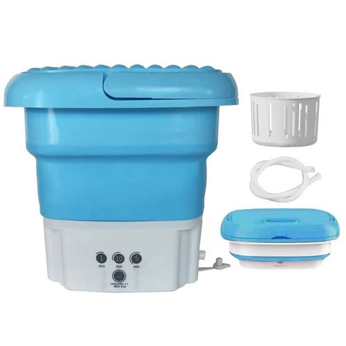 Portable Washing Machine, Travel, Small Spaces, Lightweight and Easy to Carry0060 - Capacity 2 Kilograms Special Feature Foldable Access Location topside opening Finish Type Abs,Tpr Cycle Options Spin, Baby Wear Controls Type Touch Operation Mode Fully Automatic Voltage 110 Volts/220 volts