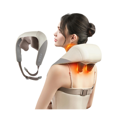 Shoulder Neck Massager with Heat for Pain Relief 9423 - 𝙎𝙄𝙈𝙐𝙇𝘼𝙏𝙄𝙉𝙂 𝙍𝙀𝘼𝙇 𝙃𝙐𝙈𝘼𝙉 𝙃𝘼𝙉𝘿 𝙈𝘼𝙎𝙎𝘼𝙂𝙀 A new generation of innovative three-dimensional kneading simulation of human depth massage technology, can reach larger massaging areas, from the neck to the trapezius & shoulder. The 6 massage heads Continuously deliver greater massage intensity by simulating the press, kneading, pat, and movement techniques of real people, effectively relieving all kinds of discomfort in various parts of the body. 𝙈𝘼𝙎𝙎𝘼𝙂𝙀𝙍 𝙒𝙄𝙏𝙃 𝙃𝙀𝘼𝙏 The Neck Massager is a professional masseur customized for you. Saving you money and time. It has a heat function, and there 2 heat compress settings (104℉/111℉) for you to choose from, which allows you to heat your neck, and shoulders back to further relieve your discomfort. It automatically shuts off after 10 minutes to prevent overheating while you doze off during relaxation. 𝙈𝙐𝙇𝙏𝙄-𝙁𝙐𝙉𝘾𝙏𝙄𝙊𝙉𝘼𝙇𝙄𝙏𝙔 𝙁𝙍𝙀𝙀𝙎 𝙔𝙊𝙐𝙍 𝙃𝘼𝙉𝘿𝙎 With the multi-use webbing design, our neck massager has a variety of ways to wear it, you can wear the massager as you like, such as the hand-pull type and the wear type free your hands. The Neck and Shoulder Massager is small and portable and can easily fit into any regular-sized travel bag, gym bag, or carry-on. Perfect for use at home and in the office or on the go! 𝙒𝙄𝙍𝙀𝙇𝙀𝙎𝙎 𝙈𝘼𝙎𝙎𝘼𝙂𝙀𝙍 The neck massager is powered by a rechargeable lithium-ion battery, so there's no need to plug it in when you use it. Enjoy up to 70-80 minutes of relaxing massage on a single charge! Let you enjoy a relaxing massage anytime, anywhere, no longer bound by wires. 𝘽𝙀𝙎𝙏 𝙂𝙄𝙁𝙏 𝙁𝙊𝙍 𝙀𝙑𝙀𝙍𝙔𝙊𝙉𝙀 Who doesn't want a shoulder and neck massager? This is a great gift for parents, friends, family or elders, etc. It is the perfect gift for any holiday, Birthday, Christmas, anniversary, Father's Day, or Mother's Day. No matter what the reason is,