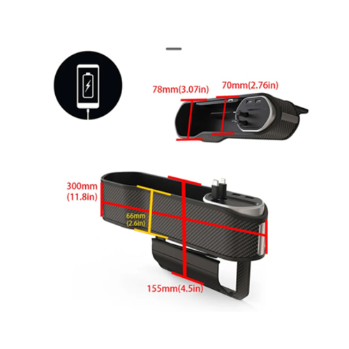 Car Seat Gap Filler Organizer with Cup and Charger Holder, Auto Parts & Accessories 7828 - Introducing the car seat gap filler organizer with cup holder and charging f auto accessories car organizer. This organizer is perfect for keeping your car tidy and organized while on the go. Its sleek and stylish design fits comfortably between your car seats, providing additional storage space for your phone, keys, wallet, and other small essentials. Dual charging ports are located on the front of the organizer, allowing you to charge your devices while you drive without worrying about tangled cords or limited charging options. In addition, the charging ports can be retracted to ensure your safety while driving.