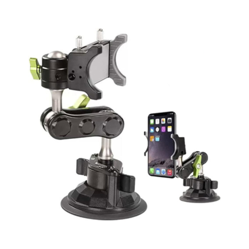 360° 7783Rotating Car Phone Holder - 【 Rotatable and Retractable Car Phone Holder】Made of premium ABS and metal material, durable yet firm. Non-slip thickened silicone pad and curved base design, it's not easy to scratch, firmly hold your device to prevent them from scratching & dropping. Stylish looks design, simple and practical. 【1080° Rotation】Easily adjust the mount to any angle you desire with a 1080° rotation capability. This feature provides you with a wider field of vision and accommodates your preferred viewing angle. 【Adjustable Slide】 By rotating the way to adjust the slide,Can be adjusted according to the needs of various angles,Can also be adjusted to the length of expansion,There is always an Angle suitable for you. 【Sun Visor Car Phone Holder】The car phone holder is mounted on the car's rearview mirror and levels with it to keep your eyes on the road. No need to look down at navigation, and get a more comfortable user experience using this cell phone holder. 【Exceptional Stability】Whether you're driving on rough terrain or encountering speed bumps, this rotatable and retractable car phone holder guarantees strong stability. Your phone will remain securely in place, preventing unwanted falls.