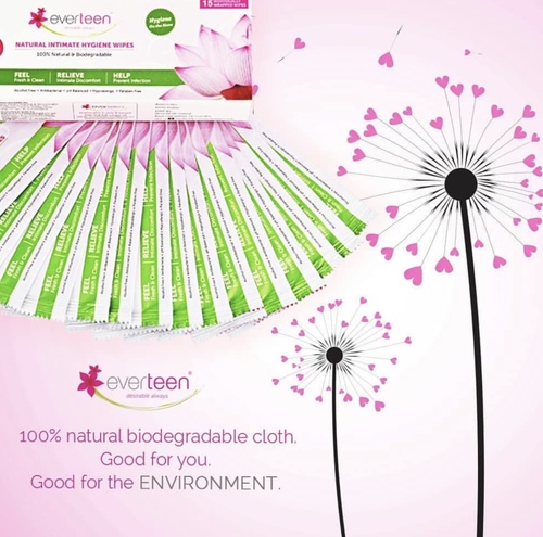 Everteen Natural Intimate Hygiene Wipes