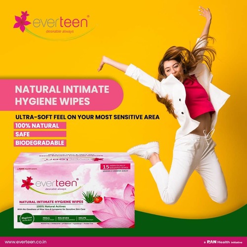 Everteen Natural Intimate Hygiene Wipes