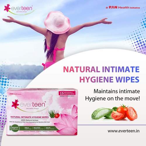 Everteen Natural Intimate Hygiene Wipes