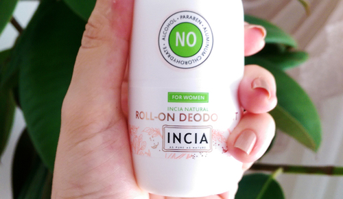 Incia natural  roll -on deodorant  for women