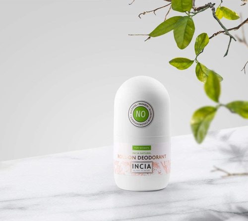Incia natural  roll -on deodorant  for women