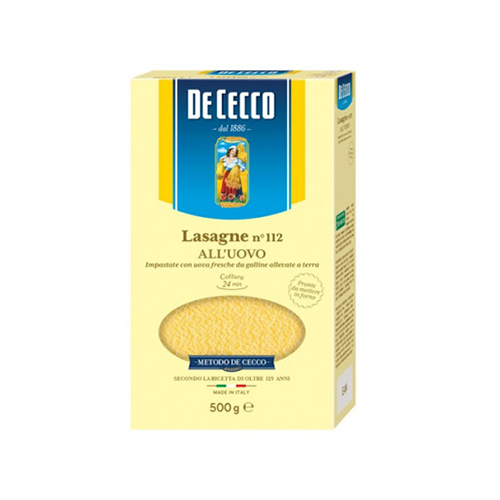 DeCecco Pasta Lasagna 500g