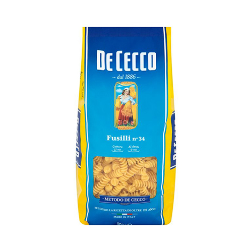 DeCecco Pasta FUSILLI 500gm