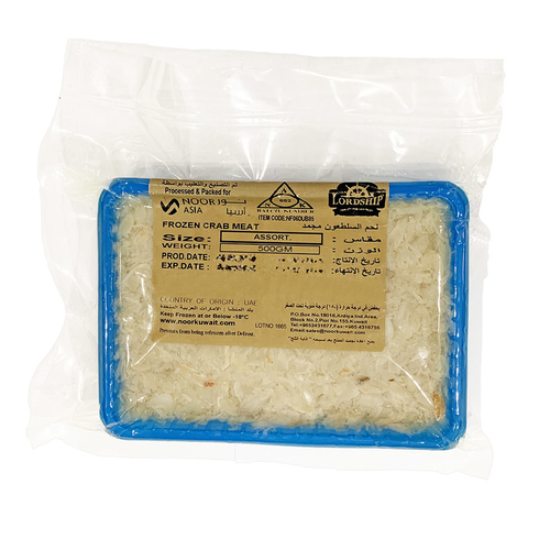 Crab Meat 500g - Frozen Crab Meat 500g, imported from UAE