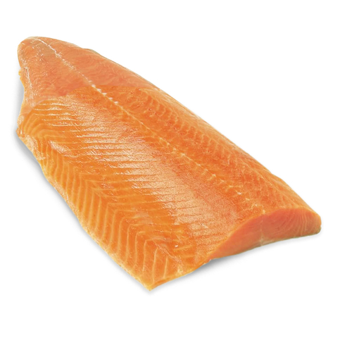 Salmon Fillet Skinless - Box 10kg (est) - Norwegian Frozen Salmon Fillets (without skin), packed in UAE. Box weight between 9.5 -10.5 kg.