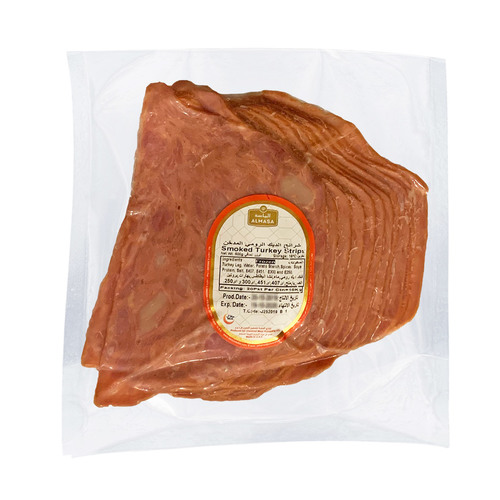 Smoked Turkey Strips 500g - Frozen Smoked Turkey Strips 500g - imported from United Arab Emirates