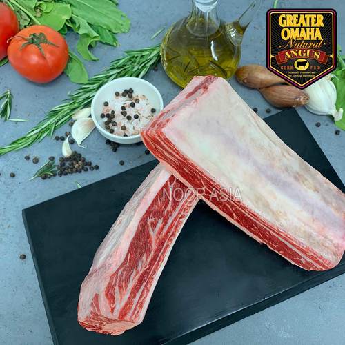 Beef Short Ribs 1kg - Frozen USA NATURAL ANGUS Beef Short Ribs. Each piece approximately 1kg