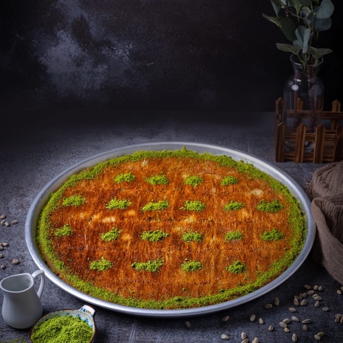 knafeh Hassir with - كنافه حصير بالجبن تركية