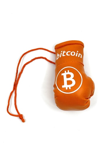 Bitcoin glove pendant