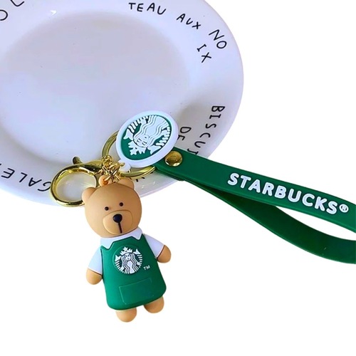 Starbucks bear keychain