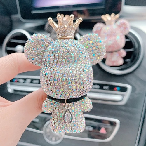 Bear air freshener crystal