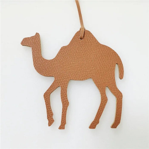 Leather camel pendant