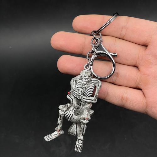 Skull keychain