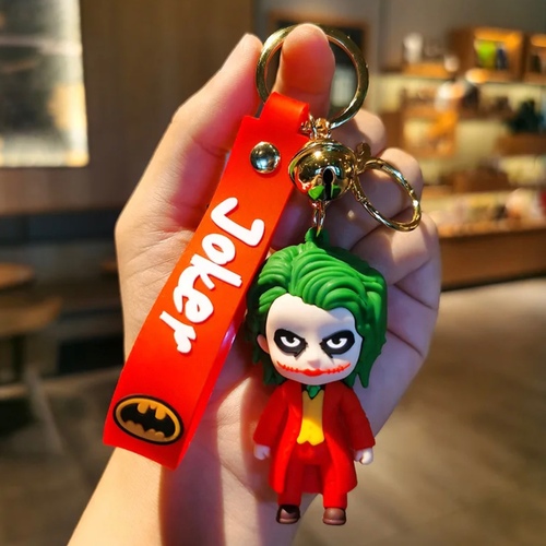 Joker keychain- red