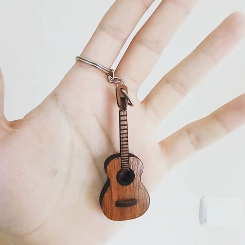 Guitar keychain