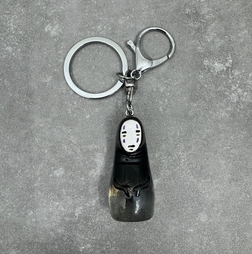 No face keychain