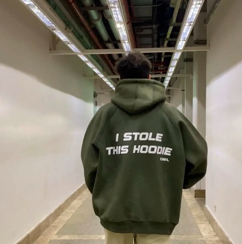 I stole the hoodie