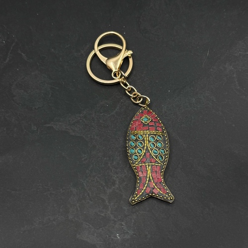 Fish keychain handmade