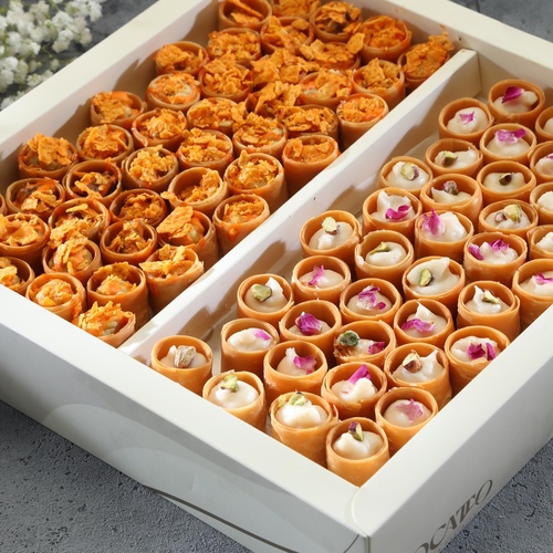 Salted rolls , sweet rolls